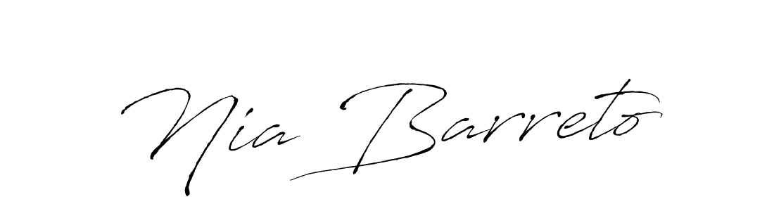 Use a signature maker to create a handwritten signature online. With this signature software, you can design (Antro_Vectra) your own signature for name Nia Barreto. Nia Barreto signature style 6 images and pictures png