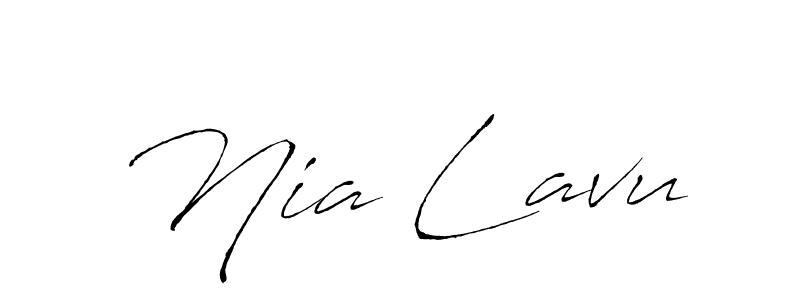 Use a signature maker to create a handwritten signature online. With this signature software, you can design (Antro_Vectra) your own signature for name Nia Lavu. Nia Lavu signature style 6 images and pictures png