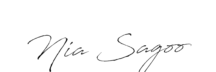 if you are searching for the best signature style for your name Nia Sagoo. so please give up your signature search. here we have designed multiple signature styles  using Antro_Vectra. Nia Sagoo signature style 6 images and pictures png