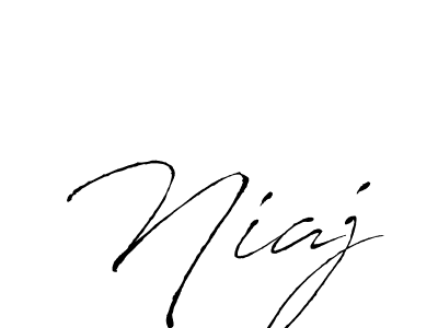 Create a beautiful signature design for name Niaj. With this signature (Antro_Vectra) fonts, you can make a handwritten signature for free. Niaj signature style 6 images and pictures png