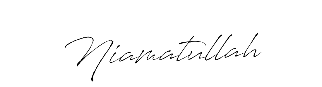 How to make Niamatullah signature? Antro_Vectra is a professional autograph style. Create handwritten signature for Niamatullah name. Niamatullah signature style 6 images and pictures png