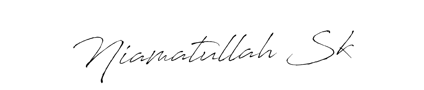 Antro_Vectra is a professional signature style that is perfect for those who want to add a touch of class to their signature. It is also a great choice for those who want to make their signature more unique. Get Niamatullah Sk name to fancy signature for free. Niamatullah Sk signature style 6 images and pictures png