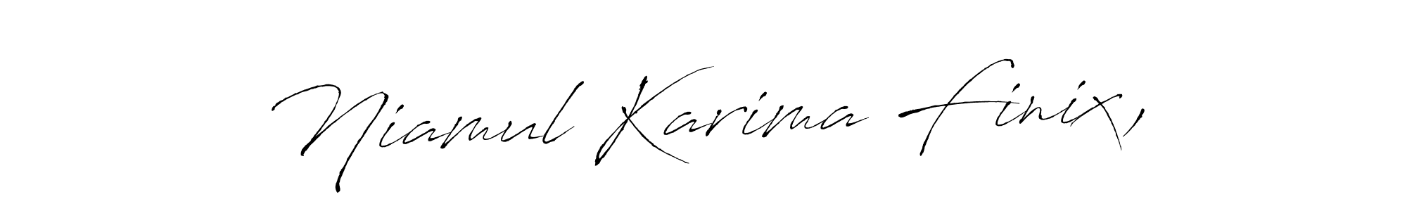 Make a beautiful signature design for name Niamul Karima Finix,. Use this online signature maker to create a handwritten signature for free. Niamul Karima Finix, signature style 6 images and pictures png