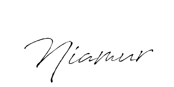 Design your own signature with our free online signature maker. With this signature software, you can create a handwritten (Antro_Vectra) signature for name Niamur. Niamur signature style 6 images and pictures png