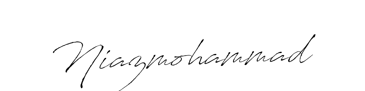 The best way (Antro_Vectra) to make a short signature is to pick only two or three words in your name. The name Niazmohammad include a total of six letters. For converting this name. Niazmohammad signature style 6 images and pictures png