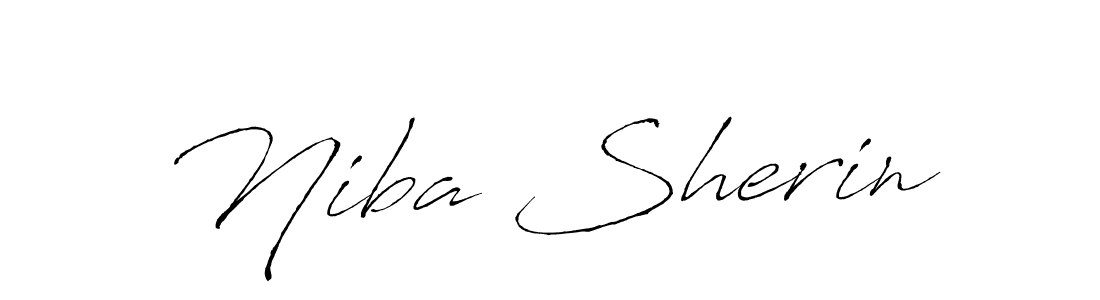 You should practise on your own different ways (Antro_Vectra) to write your name (Niba Sherin) in signature. don't let someone else do it for you. Niba Sherin signature style 6 images and pictures png