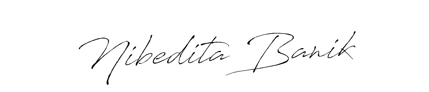 Similarly Antro_Vectra is the best handwritten signature design. Signature creator online .You can use it as an online autograph creator for name Nibedita Banik. Nibedita Banik signature style 6 images and pictures png