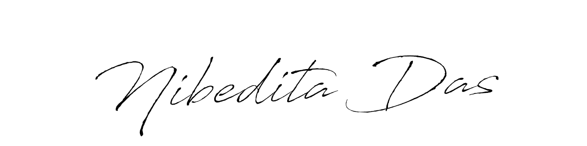 How to make Nibedita Das name signature. Use Antro_Vectra style for creating short signs online. This is the latest handwritten sign. Nibedita Das signature style 6 images and pictures png