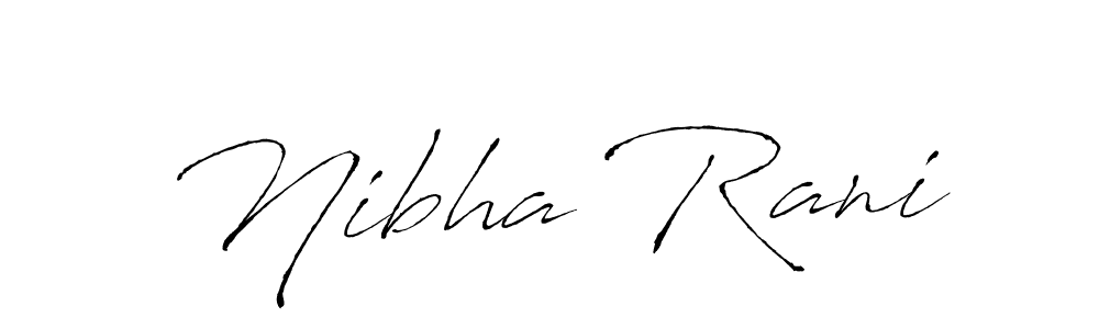 Make a beautiful signature design for name Nibha Rani. Use this online signature maker to create a handwritten signature for free. Nibha Rani signature style 6 images and pictures png