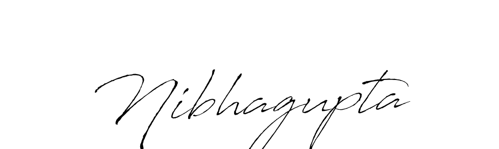 Design your own signature with our free online signature maker. With this signature software, you can create a handwritten (Antro_Vectra) signature for name Nibhagupta. Nibhagupta signature style 6 images and pictures png