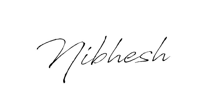 How to make Nibhesh name signature. Use Antro_Vectra style for creating short signs online. This is the latest handwritten sign. Nibhesh signature style 6 images and pictures png