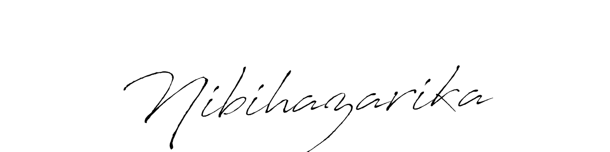 Create a beautiful signature design for name Nibihazarika. With this signature (Antro_Vectra) fonts, you can make a handwritten signature for free. Nibihazarika signature style 6 images and pictures png