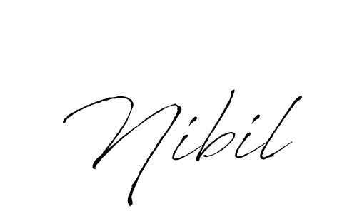 if you are searching for the best signature style for your name Nibil. so please give up your signature search. here we have designed multiple signature styles  using Antro_Vectra. Nibil signature style 6 images and pictures png