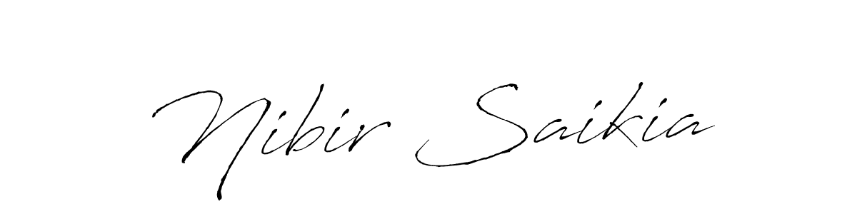 Nibir Saikia stylish signature style. Best Handwritten Sign (Antro_Vectra) for my name. Handwritten Signature Collection Ideas for my name Nibir Saikia. Nibir Saikia signature style 6 images and pictures png