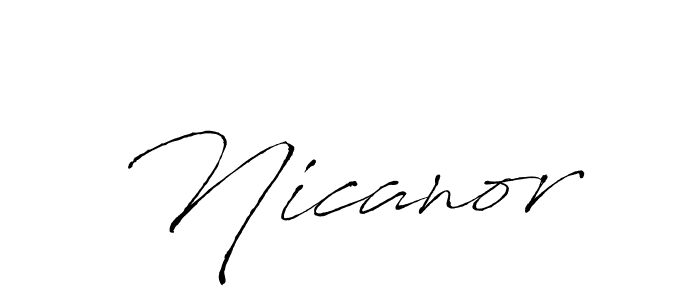 Similarly Antro_Vectra is the best handwritten signature design. Signature creator online .You can use it as an online autograph creator for name Nicanor. Nicanor signature style 6 images and pictures png