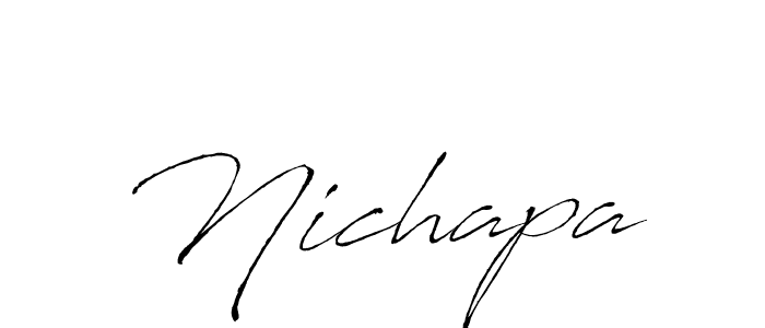 Make a beautiful signature design for name Nichapa. Use this online signature maker to create a handwritten signature for free. Nichapa signature style 6 images and pictures png