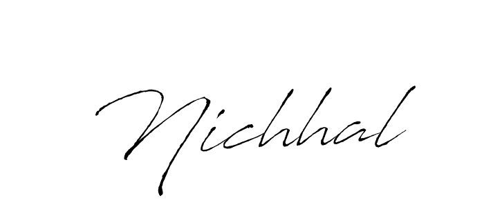 It looks lik you need a new signature style for name Nichhal. Design unique handwritten (Antro_Vectra) signature with our free signature maker in just a few clicks. Nichhal signature style 6 images and pictures png