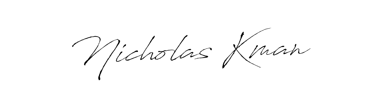 Also we have Nicholas Kman name is the best signature style. Create professional handwritten signature collection using Antro_Vectra autograph style. Nicholas Kman signature style 6 images and pictures png