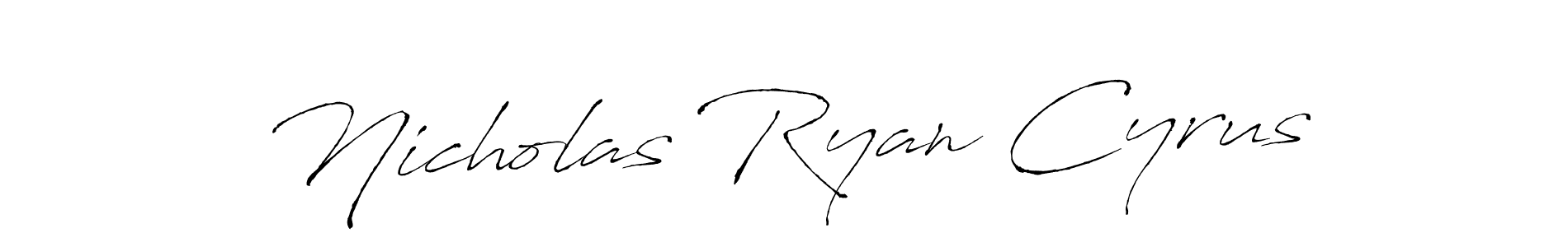 See photos of Nicholas Ryan Cyrus official signature by Spectra . Check more albums & portfolios. Read reviews & check more about Antro_Vectra font. Nicholas Ryan Cyrus signature style 6 images and pictures png