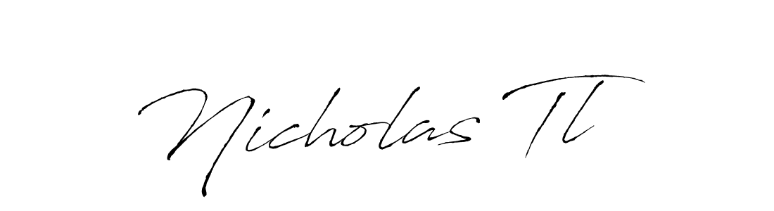 Once you've used our free online signature maker to create your best signature Antro_Vectra style, it's time to enjoy all of the benefits that Nicholas Tl name signing documents. Nicholas Tl signature style 6 images and pictures png