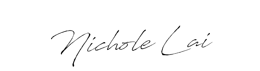 Here are the top 10 professional signature styles for the name Nichole Lai. These are the best autograph styles you can use for your name. Nichole Lai signature style 6 images and pictures png