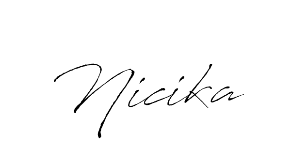 Also You can easily find your signature by using the search form. We will create Nicika name handwritten signature images for you free of cost using Antro_Vectra sign style. Nicika signature style 6 images and pictures png