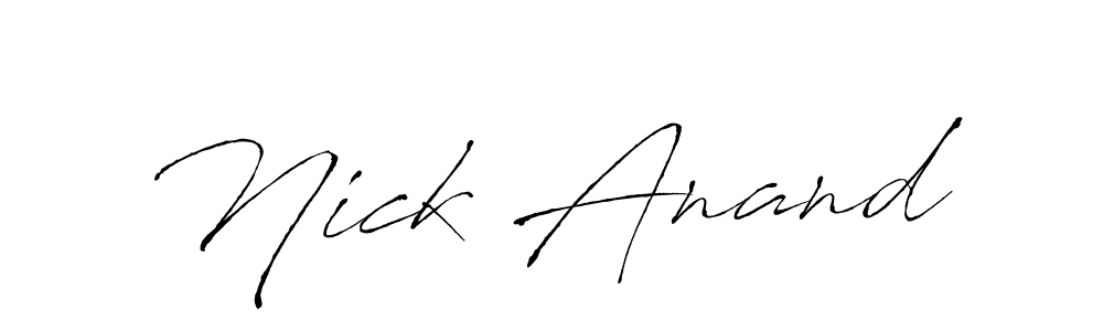 Once you've used our free online signature maker to create your best signature Antro_Vectra style, it's time to enjoy all of the benefits that Nick Anand name signing documents. Nick Anand signature style 6 images and pictures png