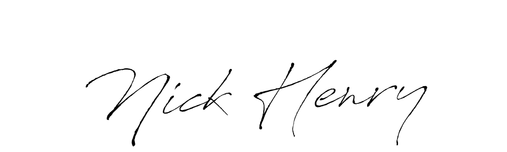 Also You can easily find your signature by using the search form. We will create Nick Henry name handwritten signature images for you free of cost using Antro_Vectra sign style. Nick Henry signature style 6 images and pictures png