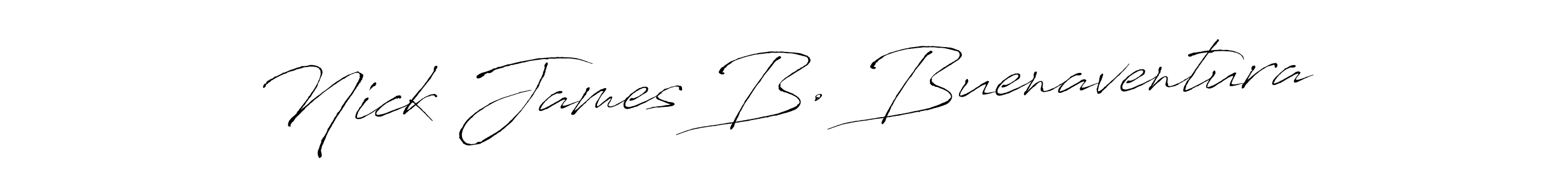 You can use this online signature creator to create a handwritten signature for the name Nick James B. Buenaventura. This is the best online autograph maker. Nick James B. Buenaventura signature style 6 images and pictures png