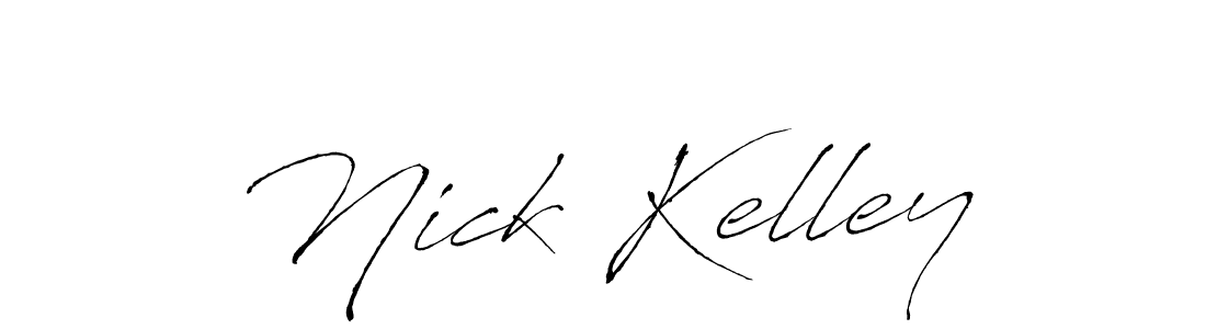 Nick Kelley stylish signature style. Best Handwritten Sign (Antro_Vectra) for my name. Handwritten Signature Collection Ideas for my name Nick Kelley. Nick Kelley signature style 6 images and pictures png