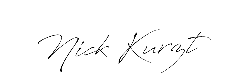 Create a beautiful signature design for name Nick Kurzt. With this signature (Antro_Vectra) fonts, you can make a handwritten signature for free. Nick Kurzt signature style 6 images and pictures png