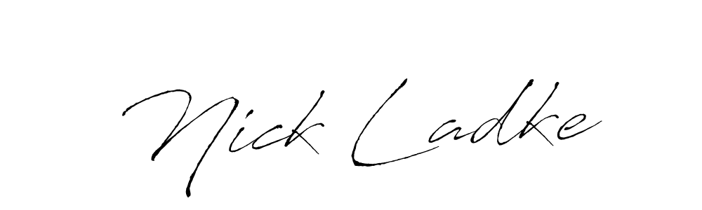 How to Draw Nick Ladke signature style? Antro_Vectra is a latest design signature styles for name Nick Ladke. Nick Ladke signature style 6 images and pictures png