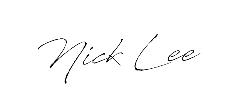 Also You can easily find your signature by using the search form. We will create Nick Lee name handwritten signature images for you free of cost using Antro_Vectra sign style. Nick Lee signature style 6 images and pictures png