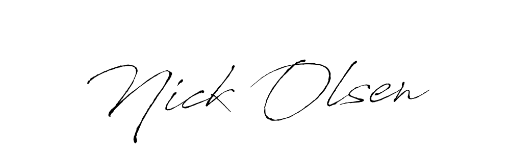 Once you've used our free online signature maker to create your best signature Antro_Vectra style, it's time to enjoy all of the benefits that Nick Olsen name signing documents. Nick Olsen signature style 6 images and pictures png