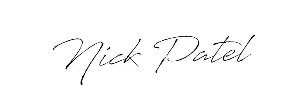 It looks lik you need a new signature style for name Nick Patel. Design unique handwritten (Antro_Vectra) signature with our free signature maker in just a few clicks. Nick Patel signature style 6 images and pictures png