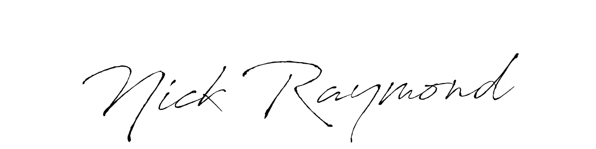 Design your own signature with our free online signature maker. With this signature software, you can create a handwritten (Antro_Vectra) signature for name Nick Raymond. Nick Raymond signature style 6 images and pictures png