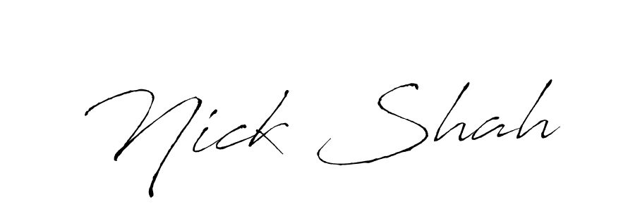 Similarly Antro_Vectra is the best handwritten signature design. Signature creator online .You can use it as an online autograph creator for name Nick Shah. Nick Shah signature style 6 images and pictures png