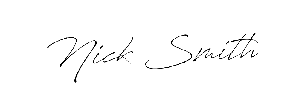 It looks lik you need a new signature style for name Nick Smith. Design unique handwritten (Antro_Vectra) signature with our free signature maker in just a few clicks. Nick Smith signature style 6 images and pictures png