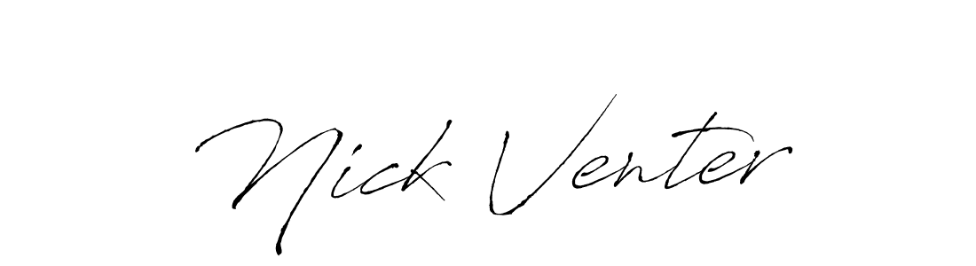 Also You can easily find your signature by using the search form. We will create Nick Venter name handwritten signature images for you free of cost using Antro_Vectra sign style. Nick Venter signature style 6 images and pictures png