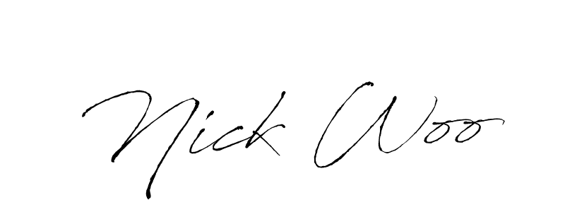 Create a beautiful signature design for name Nick Woo. With this signature (Antro_Vectra) fonts, you can make a handwritten signature for free. Nick Woo signature style 6 images and pictures png