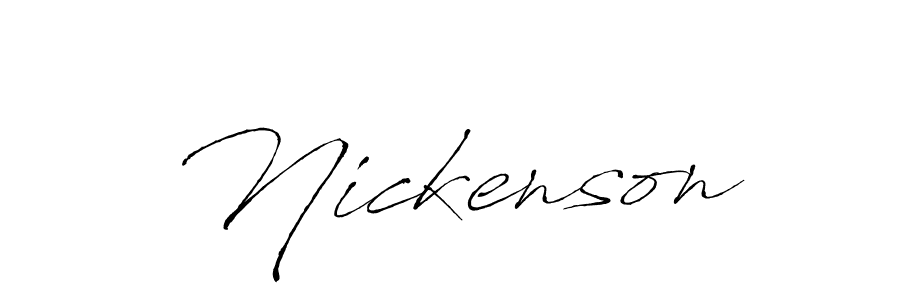 Design your own signature with our free online signature maker. With this signature software, you can create a handwritten (Antro_Vectra) signature for name Nickenson. Nickenson signature style 6 images and pictures png