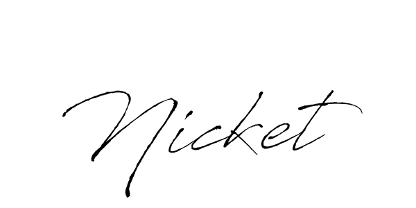 Make a short Nicket signature style. Manage your documents anywhere anytime using Antro_Vectra. Create and add eSignatures, submit forms, share and send files easily. Nicket signature style 6 images and pictures png