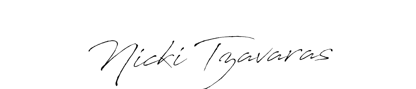 Also we have Nicki Tzavaras name is the best signature style. Create professional handwritten signature collection using Antro_Vectra autograph style. Nicki Tzavaras signature style 6 images and pictures png