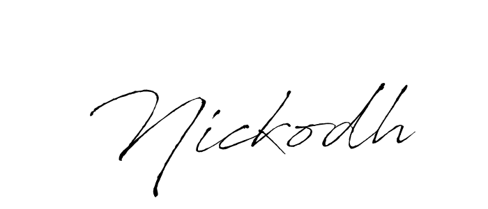 Once you've used our free online signature maker to create your best signature Antro_Vectra style, it's time to enjoy all of the benefits that Nickodh name signing documents. Nickodh signature style 6 images and pictures png