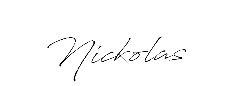 You should practise on your own different ways (Antro_Vectra) to write your name (Nickolas) in signature. don't let someone else do it for you. Nickolas signature style 6 images and pictures png