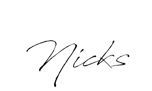 if you are searching for the best signature style for your name Nicks. so please give up your signature search. here we have designed multiple signature styles  using Antro_Vectra. Nicks signature style 6 images and pictures png