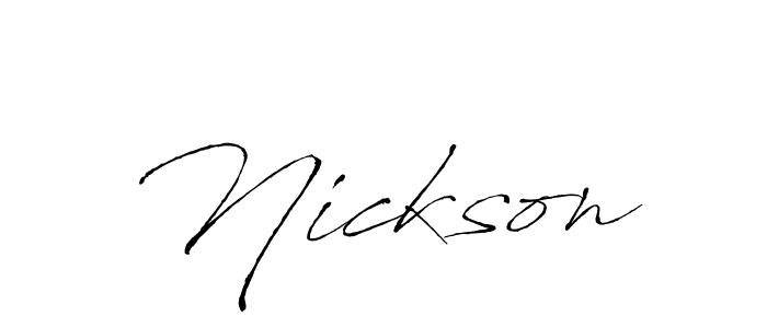 The best way (Antro_Vectra) to make a short signature is to pick only two or three words in your name. The name Nickson include a total of six letters. For converting this name. Nickson signature style 6 images and pictures png