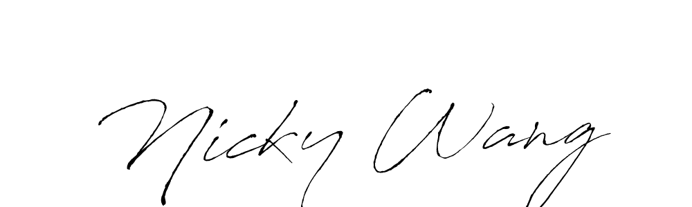 See photos of Nicky Wang official signature by Spectra . Check more albums & portfolios. Read reviews & check more about Antro_Vectra font. Nicky Wang signature style 6 images and pictures png