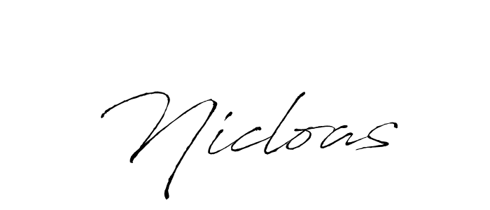 Make a beautiful signature design for name Nicloas. Use this online signature maker to create a handwritten signature for free. Nicloas signature style 6 images and pictures png