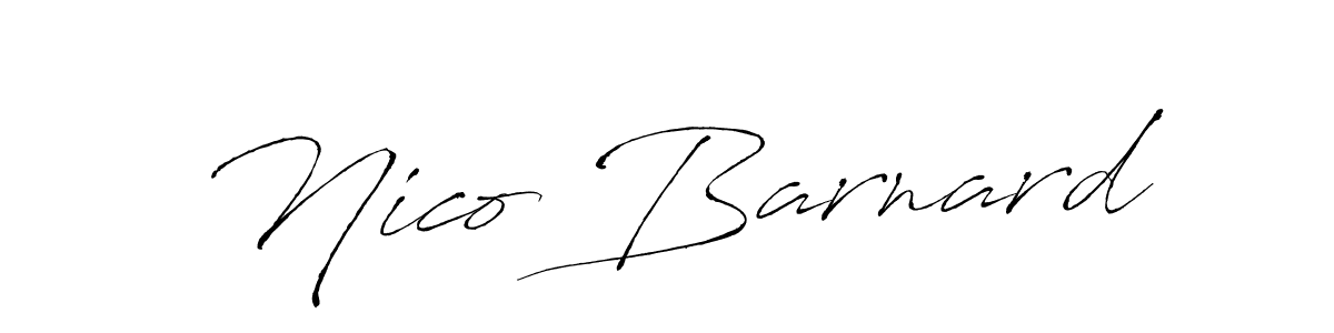 Use a signature maker to create a handwritten signature online. With this signature software, you can design (Antro_Vectra) your own signature for name Nico Barnard. Nico Barnard signature style 6 images and pictures png